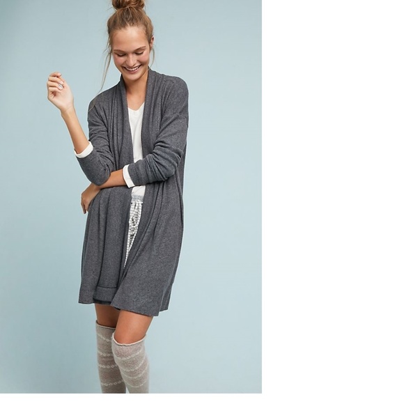 Anthropologie Tops - Anthropologie Cozy Brushed Fleece Cardigan new
